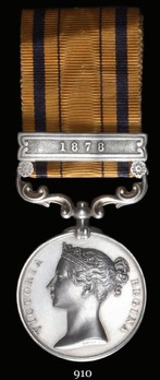 South Africa Medal (1880) (with "1878" clasp)