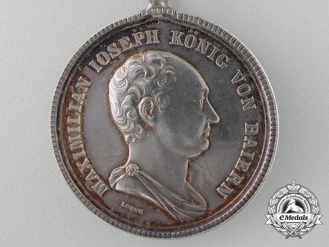 Merit Order of the Bavarian Crown, Silver Medal Obverse