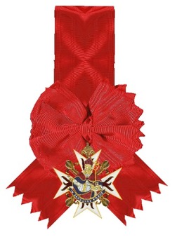 Order of Saint Januarius, Knight's Cross (in gold) Obverse