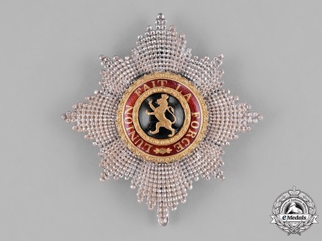 Grand Cross Breast Star (Civil Division, 1832-1951) Obverse