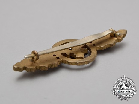 Transport & Glider Clasp, in Gold Reverse