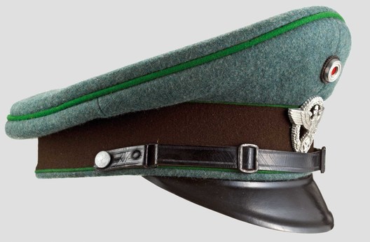 German National Police NCO/EM's Visor Cap Right
