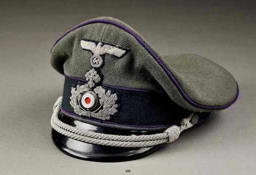 German Army Chaplain's Visor Cap (post-1935) Profile