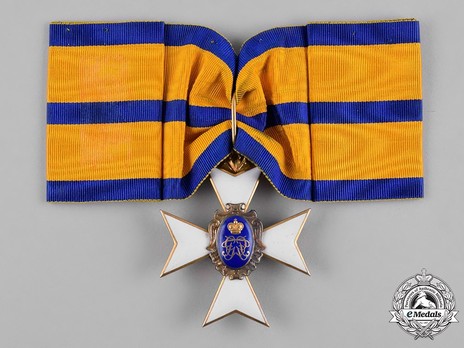 Schwarzburg Duchy Honour Cross, Civil Division, I Class Honour Cross (in gold) Reverse