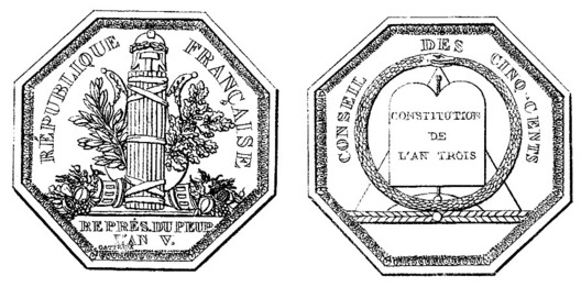 Medal (stamped "GATTEAUX") Obverse and Reverse