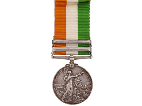King's South Africa Medal (No clasp) Reverse