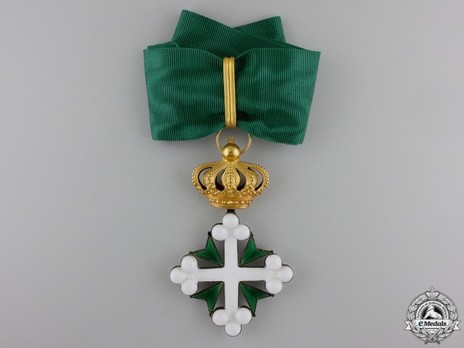 Order of St Maurice and St. Lazarus, Grand Officer's Cross (in silver-gilt) Obverse