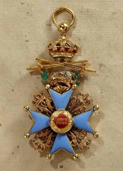 Dukely Order of Henry the Lion, Grand Cross with Swords (above cross) Reverse
