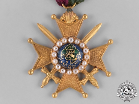Order of the Doranie Empire (Nishan i Daulat i Durrani), III Class Commander Obverse