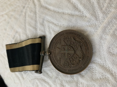 St. John Ambulance Brigade Medal for South Africa Reverse