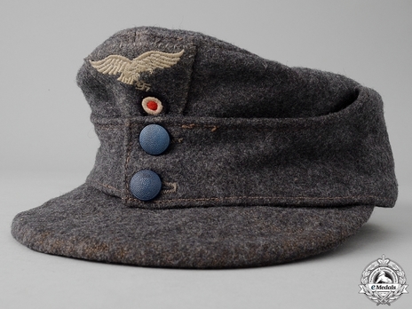 Luftwaffe NCO/EM Ranks Visored Field Cap (M43 Cap pattern) Profile