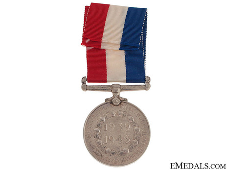 South African Medal for War Service Reverse