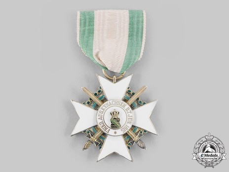 Order of Merit, Type II, Military Division, I Class Knight Obverse