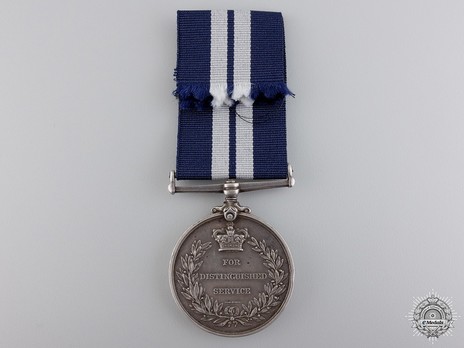 Silver Medal (with uncrowned portrait, 1914-1930) Reverse