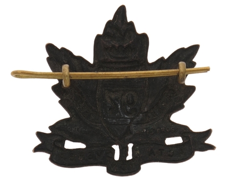 97th Infantry Battalion Other Ranks Cap Badge Reverse