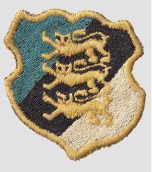 Waffen-SS Estonian Volunteer Arm Shield (1st pattern) Obverse