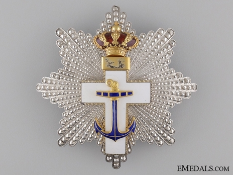 2nd Class Breast Star (white distinction) (Silver gilt, Gold) Obverse