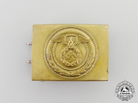 SA Enlisted Ranks Belt Buckle (with mobile swastika) (brass version) Obverse