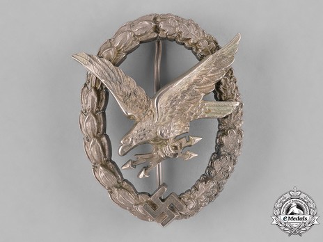 Radio Operator & Air Gunner Badge, by Jmme (in nickel silver) Obverse