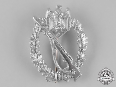 Infantry Assault Badge, by Sohni, Heubach & Co. (in silver) Obverse