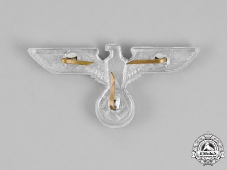 SA Cap Eagle Insignia M36 (silver version) Reverse