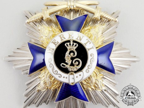  Order of Military Merit, Military Division, I Class Cross Breast Star Obverse