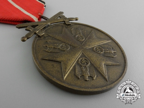 Bronze Merit Medal with Swords Obverse 