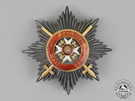 Order of the Württemberg Crown, Military Division, Grand Cross Breast Star Obverse