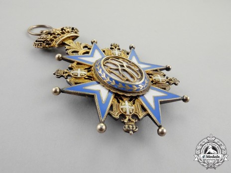 Order of Saint Sava, Type III, III Class Reverse
