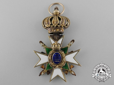 Order of the White Falcon, Type II, Military Division, I Class Knight Reverse