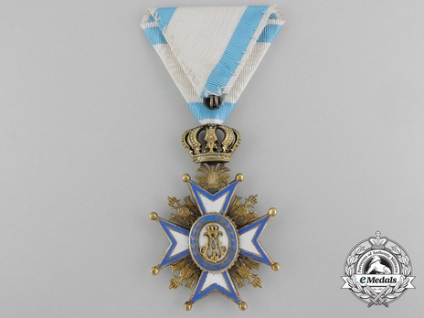 Order of Saint Sava, Type I, IV Class Reverse