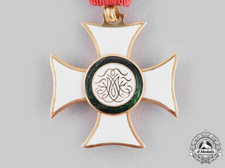 Military Order of Maria Theresa, Knight (in Gold) Reverse