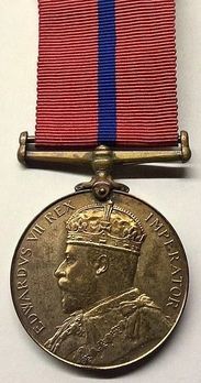 Silver Medal (for Metropolitan Police) Obverse