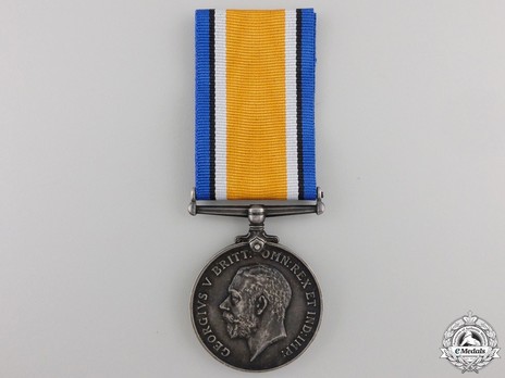 British War Medal, in Silver Obverse