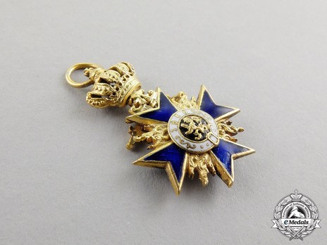 Order of Military Merit, Military Division, Grand Cross Miniature Reverse