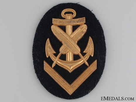 Kriegsmarine Obermaat Clerical Insignia (metal) Obverse