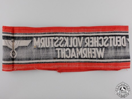 German People’s Militia Armband Inside Out