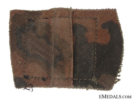 Waffen-SS Camouflage Cloth Cap Death's Head (Fall pattern) Reverse