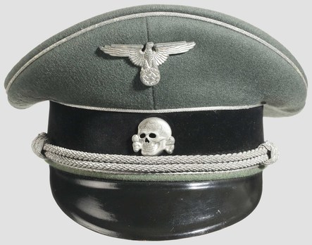 Allgemeine SS General's Field-Grey Visor Cap Obverse