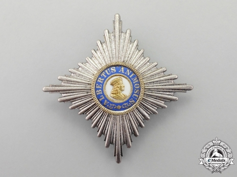 Albert Order, Type II, Civil Division, I Class Commander Breast Star (in silver gilt) Obverse
