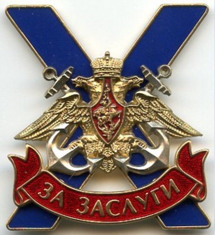 Navy badge for merit