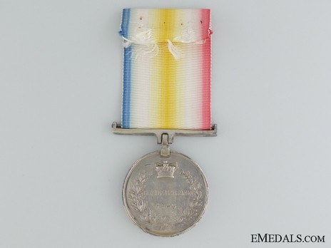 Silver Medal (for the Battle of Hyderabad) Reverse