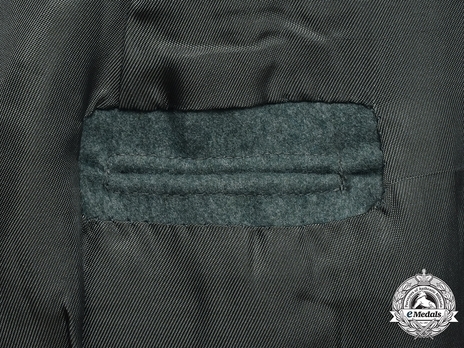 German Police General's Service Tunic Interior Detail