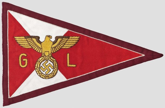 NSDAP Gau Level Flag (1939-1945 version; Pennant) Obverse