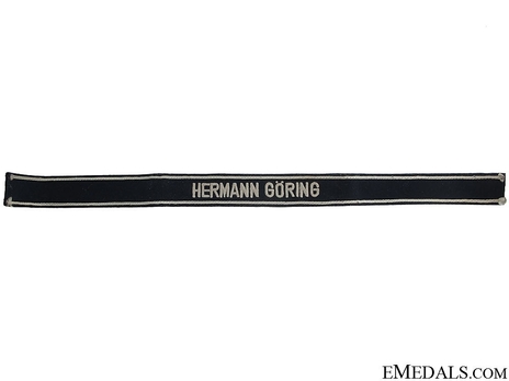 Luftwaffe Hermann Göring Cuff Title (Officer version) Obverse