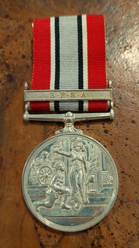 British Fire Services Association Medal, in Silver Obverse