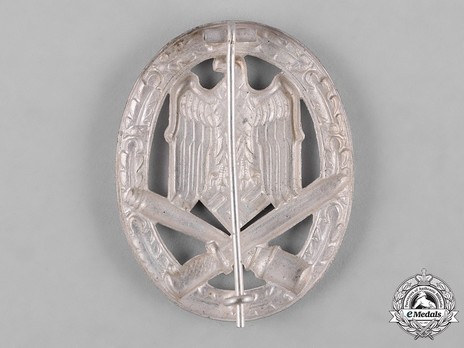 General Assault Badge (in tombac) Reverse