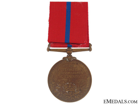 Bronze Medal (Metropolitan Police) Reverse