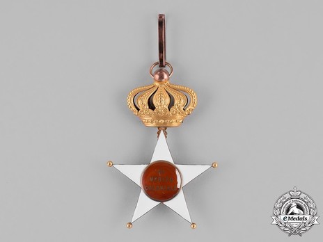 Order of the Colonial Star of Italy, Commander Cross Reverse