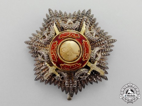 Order of Medjidjie, Military Division, I Class Breast Star Obverse